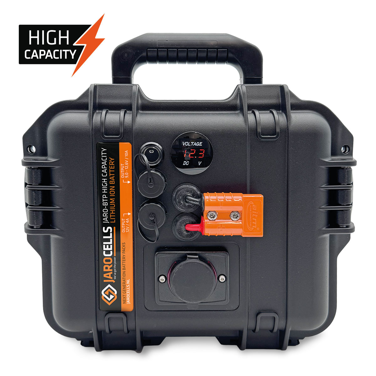 12V84Ah Jarocells Pelican 2050 portable storm case black Li-ion
