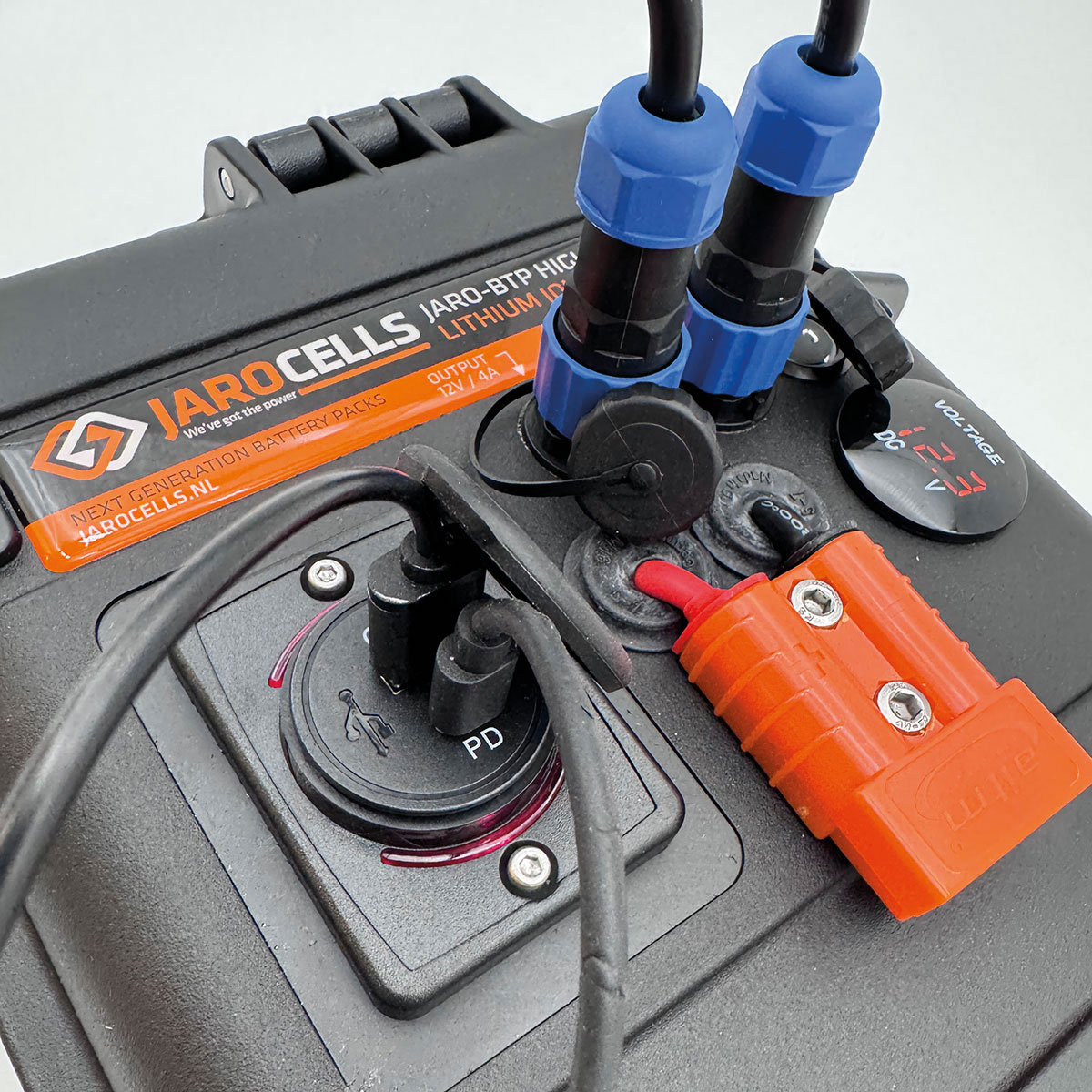 12V84Ah Jarocells Pelican 2050 portable storm case black Li-ion - Afbeelding 3